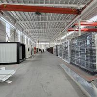 Maison conteneur modulaire préfabriquée extensible à double aile de 20 pieds et 40 pieds, 2 ou 3 chambres, pour habitation familiale, atelier, école et projets d'entrée.