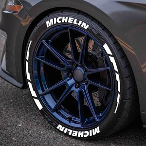 Pegatinas 3D Estéreo de PVC para Llantas de Coche y Moto, Letras Personalizadas, Adhesivos Geniales para Modificación - Product Image 2