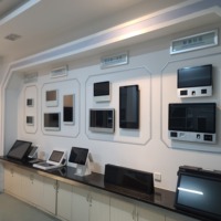 Todo en uno 10 15 19 21 pulgadas quiosco sin ventilador soportes para Centro Comercial IP65 pantalla táctil quiosco de café robótico quiosco de pago de montaje en pared