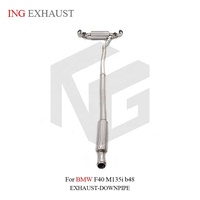 Échappement Cat-Back Valvetronic en Acier Inoxydable ING pour BMW F40 M135i B48 – Pièces de Performance à Fixation Directe à Haut Débit