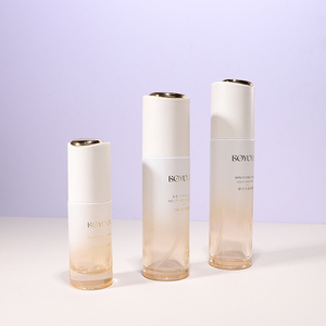 Mỹ phẩm bao bì Chai Thủy Tinh Bộ Mặt Kem <span class=keywords><strong>Jar</strong></span> và bơm phun chai chăm sóc da Thiết lập kem lotion chai thủy tinh rỗng - Product Image 2