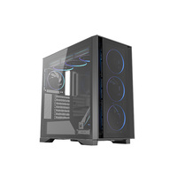 Gabinete de PC para Juegos ATX de Acero de Alta Calidad con Panel Lateral Transparente, en Oferta