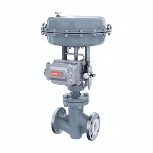 Válvula de Globo Neumática de Control con Diafragma DN50 WCB SS304, Válvula de Control Neumática con Posicionador - Product Image 5