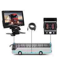 Système de surveillance de caméra de recul TFT LCD de 7 pouces avec vision nocturne et indice d'étanchéité IP68