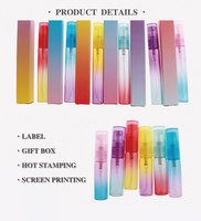 Bouteille de parfum de parfum ronde transparente de haute qualité de 30ML avec boîte mignonne Mini bouteille d'emballage de parfum de créateur