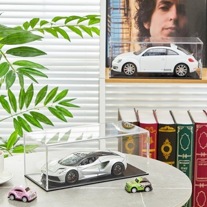 Stylish Eco-Friendly for Clear Acrylic <b>Display</b> <b>Case</b> with Black Base for Diecast Vehicles Great Gift for Car Collectors - Product Image 4