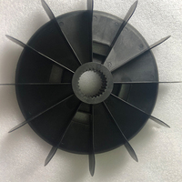 Ventilateur SWF Parts N0000023 pour treuil de chantier - Noir, garantie 6 mois, 100 % testé, composants essentiels neufs (engrenage et moteur)