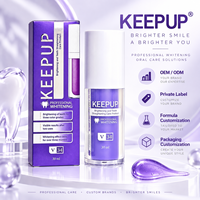 Dentifrice V34 violet personnalisé sous marque privée : Élimine les odeurs, rafraîchit l'haleine, nettoie la bouche avec dentifrice concentré
