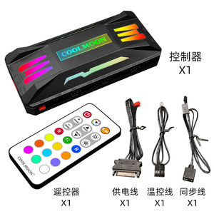 คอนโทรลเลอร์ Coolmoon Argb Pwm 5v 3 พิน 4 พิน ฮับพัดลม สำหรับเคสคอมพิวเตอร์ - Product Image 2