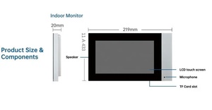 Tuya 7-inch IPS màn hình trực quan Chuông Cửa Có Dây wifi điều khiển từ xa liên lạc 120 độ an ninh nhà cửa người xem cho ngoài trời cửa - Product Image 6
