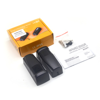 Sensor de haz fotográfico infrarrojo para abridores automáticos de puertas interiores/exteriores Fotocélula de 12V para automatización de puertas