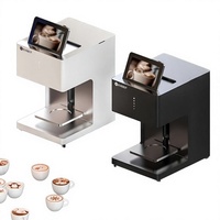 Mesin Printer Kopi Latte Art 3D Otomatis, Minuman, Makanan, Selfie, Koneksi WiFi, Pencetakan, Kartrid Tinta Kelas Keamanan Makanan