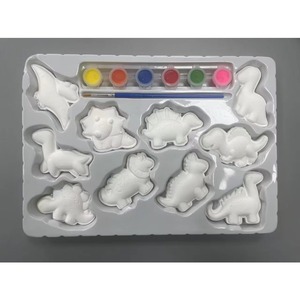 Kit de Pintura de Yeso DIY, Juego de Juguetes de Dibujo para Niños, Perro y Hucha Personalizables para Colorear y Pintar tus Propias Imágenes - Product Image 5