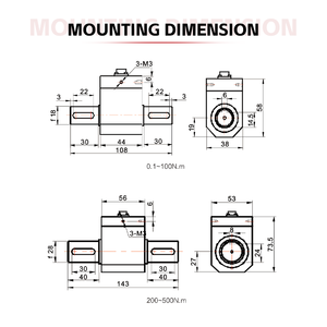 高速力センサーダイナミックトルクセンサーモータートルクテスト用中国ビッグ工場 - Product Image 3