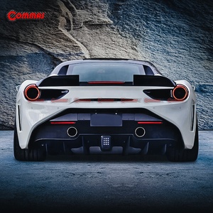 Alerón de fibra de carbono estilo SVR de la mejor calidad para Ferrari 488, piezas de coche para carreras. - Product Image 2