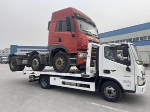 Precio de Fábrica, Camión de Remolque de Plataforma Plana Foton 4x2 Diésel, Capacidad de 7 Toneladas, 140HP, Camiones de Remolque y Grúas con Bajas Emisiones en Venta - Product Image 3