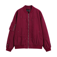 Blouson aviateur en gros, blouson de baseball, nouveau design, blouson bomber unisexe épais