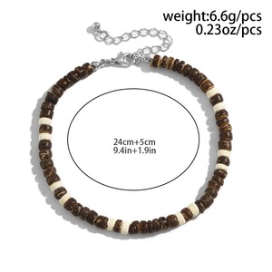 <span class=keywords><strong>Tobillera</strong></span> con cuentas de concha de coco de estilo playero para hombre, diseño de nicho, <span class=keywords><strong>tobillera</strong></span> de verano de <span class=keywords><strong>surf</strong></span>, decoración de joyería de viaje para hombre, adorno para hombre - Product Image 6
