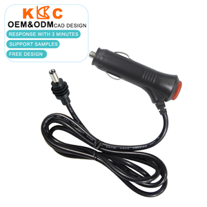 Câble d'alimentation automobile en cuivre 18AWG avec prise cylindrique étanche 12V-24V et interrupteur marche/arrêt pour pompe de voiture et refroidisseur - Product Image 3