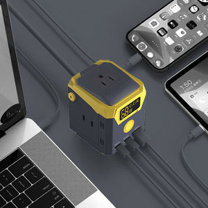 Chargeur mural USB multi-prises 65W GaN ignifuge MECHA TABLETOP, chargeur GaN universel, prise universelle UK/EU, chargeur de téléphone PD - Product Image 6