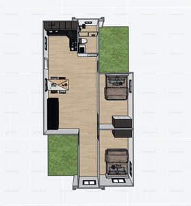 Casa Contenedor Expandible de Lujo de 20 pies/40 pies, Casa Prefabricada de 2, 3 o 4 Dormitorios, Casas Contenedor Móviles - Product Image 6