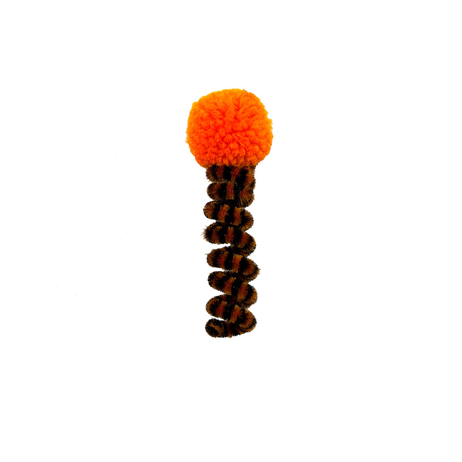Boule de poils orange 2