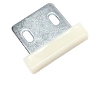 Pièces détachées pour ascenseurs, glissière de porte pour hôtels et appartements, construction en plastique PC et métal, garantie de 12 mois
