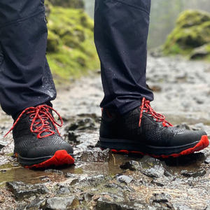Scarpe da Trekking Nere Uomo e Donna Impermeabili con Suola <span class=keywords><strong>Vibram</strong></span> Stivali Tattici da Combattimento per Arrampicata - Product Image 6