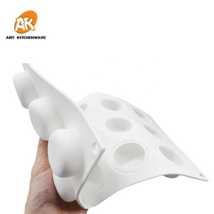 Stampo in Silicone AK con 15 Cavità a Forma Oblata <span class=keywords><strong>per</strong></span> Gelato, Cioccolato, <span class=keywords><strong>Candele</strong></span>, Torte e Sapone - Product Image 2