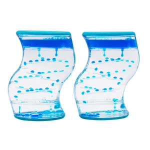 <span class=keywords><strong>Sablier</strong></span> liquide en forme de S avec logo personnalisé, jouets pour enfants, gouttes d'huile flottantes en acrylique, mouvement liquide, gouttes d'eau, <span class=keywords><strong>sablier</strong></span> liquide - Product Image 4