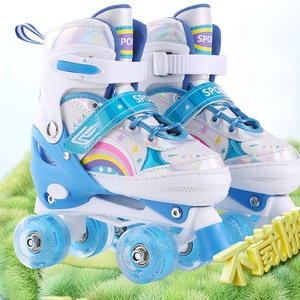 Nuevos Patines de Ruedas Dobles de PU con Malla para Niños Pequeños y Bebés, Niños y Niñas Principiantes, Venta Directa - Product Image 5