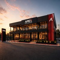 Edificio de Acero Prefabricado Expandible, Estructura Metálica para Salón de Exposiciones Comerciales Ampliable