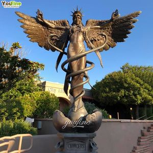 รูปปั้นทองสัมฤทธิ์ทางการแพทย์รูปปั้นคลินิก Caduceus - Product Image 2