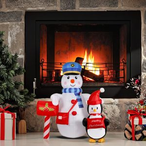 Nuestro cálido Musical <span class=keywords><strong>al</strong></span> aire libre patio decoración volar muñeco <span class=keywords><strong>de</strong></span> nieve Santa Claus árbol Navidad inflable - Product Image 6