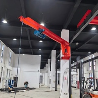 Grue à flèche électrique efficace Wanlong 1-5t de nouvelle génération avec moteur à roulement à billes et hauteur de levage de 30 m