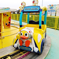 Manège pour enfants Mini Shuttle d'extérieur durable, prix usine, capacité 16 personnes, construction métallique, faible entretien, conception sécurisée pour