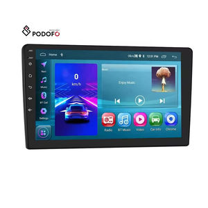 Autoradio Android Podofo 9/10,1 pouces 2+64G Double Din avec CarPlay & Android Auto GPS WIFI FM RDS BT et garantie - Product Image 1