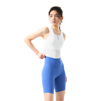 Nouveau short de cyclisme sur route sans bretelles pour femme, en tissu respirant et anti-humidité, avec coussinet de selle personnalisé pour équipe, spécifique aux femmes