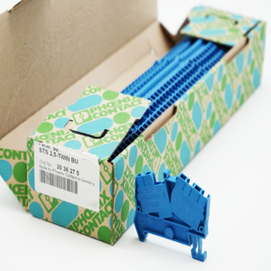 Nouveau Bloc de Bornes de Passage Ahentic PLC 50 <span class=keywords><strong>STS2</strong></span>,5TWIN 3036275 600V 20A Excellent Prix - Product Image 1