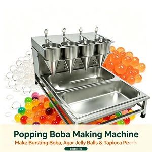 Sütlü Çay Ticari Meyve Suyu Patlayan Boba Yapıcı / Küçük Jöle Topu Bubble Tea Yapma Makinesi / Patlayan Boba Şekillendirme Makinesi - Product Image 5