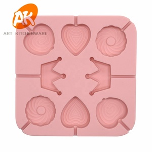AK arc-en-ciel canard conception antiadhésive de qualité alimentaire 3D Silicone <span class=keywords><strong>sucette</strong></span> chocolat moules à bonbons durs pour boulangerie <span class=keywords><strong>gâteau</strong></span> décoration moules - Product Image 4