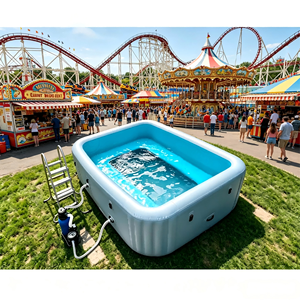 Piscine gonflable hors sol en PVC écologique avec technologie Drop Stitch, divers accessoires de piscine en option pour usage domestique et commercial - Product Image 1