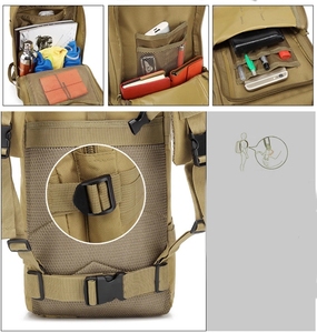 Custom Waterproof Nylon Tactical <b>Backpack</b> Wholesale Multi-function Outdoor Bag High Quality <b>Hiking</b> <b>Backpack</b> - Product Image 4