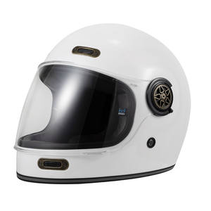 Carburo Casco Integral Retro' Ce Glossy White L - Product Image 1