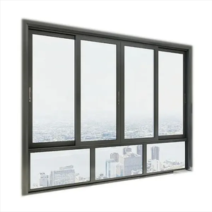 <span class=keywords><strong>Ventana</strong></span> Corredera Moderna de Aluminio con Rotura de Puente Térmico, Doble Acristalamiento Templado, Insonorizada y Resistente a Huracanes para Viviendas y Villas - Product Image 3
