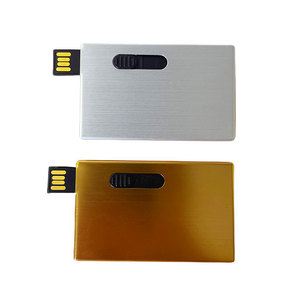 Clé USB Carte de Crédit Métallique 32 Go 16 Go 8 Go 2.0 2 Go 4 Go – Clé USB Publicitaire Personnalisable avec Logo - Product Image 2