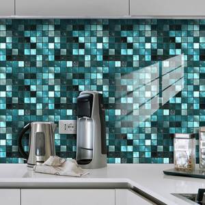 10 Pcs/set PVC <b>Tile</b> <b>Sticker</b> Cross-border Living Room Bedroom <b>Bathroom</b> Self-Adhesive Home Decoration Wallpaper - Product Image 4