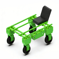 Châssis de robot agricole à roues AR-W19 300 kg, mécanisme de déplacement à quatre roues et direction multidirectionnelle, possibilité d'ajouter différents outils