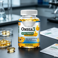 Dropshipping Capsules d'huile de poisson OMEGA 3, Complément alimentaire et de santé à base de plantes
