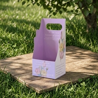 Boîte cadeau en forme de livre, écologique, à imprimé floral en relief, porte-bouquet en papier portable pour la Saint-Valentin, les mariages, l'emballage de fleuristes